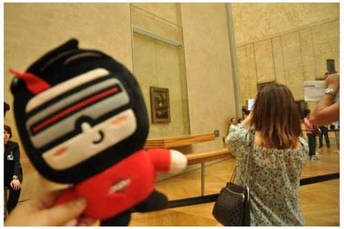 為中國的家電品牌代言 統帥在巴黎直播品牌秀 為中國的家電品牌代言 統帥在巴黎直播品牌秀