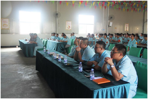 月兔產品質量提升誓師大會 月兔產品質量提升誓師大會