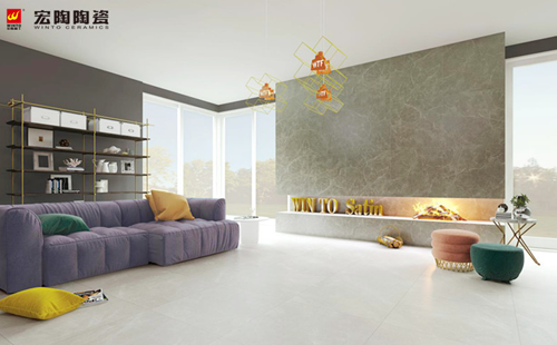 品牌產(chǎn)品|宏陶15°緞光釉點(diǎn)石成金，再現(xiàn)絲綢質(zhì)感