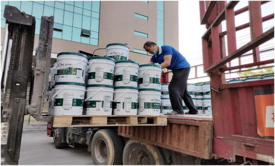 逆水行舟 劈波斬浪 南天涂料喜提30萬平方水包砂! 逆水行舟 劈波斬浪 南天涂料喜提30萬平方水包砂!