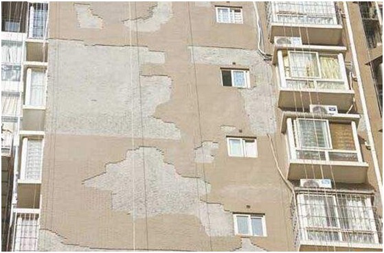 外墻瓷磚脫落藏風險 南天涂料勇當“建筑安全衛士” 外墻瓷磚脫落藏風險 南天涂料勇當“建筑安全衛士”