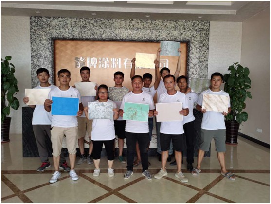 箭牌漆開課啦!藝術涂料培訓會精彩紛呈